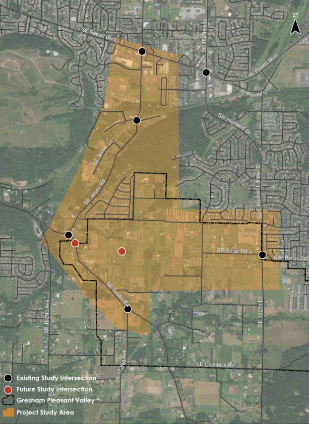 Pleasant Valley TSP Map - Large Version